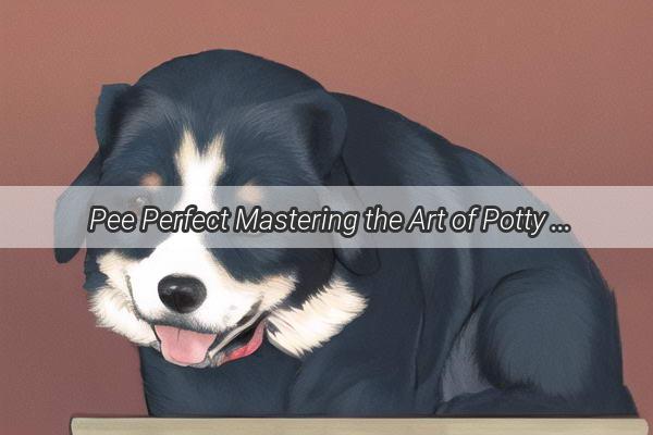 Pee Perfect Mastering the Art of Potty Training Your Canine Athlete